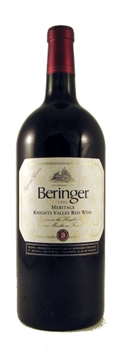 1992 Beringer Knights Valley Red Meritage, 3.0ltr