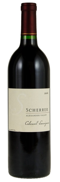2006 Scherrer Alexander Valley Cabernet Sauvignon, 750ml