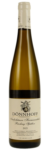 2021 H. Donnhoff Niederhauser Hermannshohle Riesling Spatlese #15, 750ml