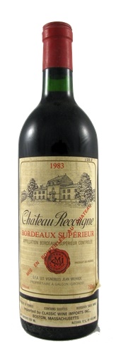 1983 Château Recougne, 750ml
