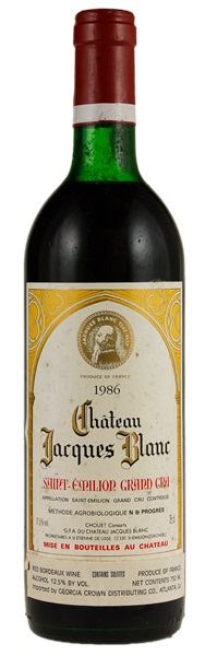 1986 Château Jacques Blanc, 750ml