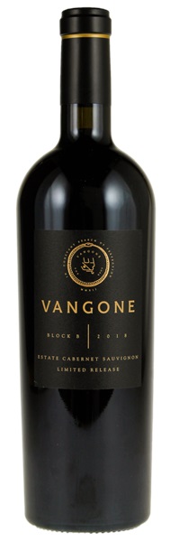 2018 Vangone Block B Limited Release Estate Cabernet Sauvignon, 750ml