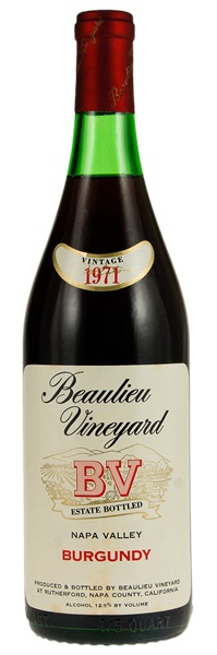 1971 Beaulieu Vineyard Burgundy, 750ml