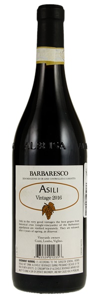 2016 Produttori del Barbaresco Barbaresco Asili Riserva, 750ml