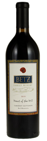 2019 Betz Family Winery Heart of the Hill Cabernet Sauvignon, 750ml