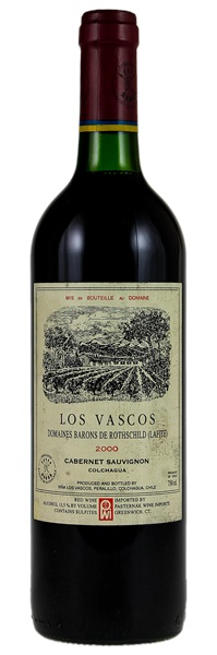 2000 Los Vascos Cabernet Sauvignon, 750ml