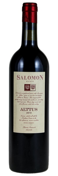 2010 Salomon Estate Alttus, 750ml