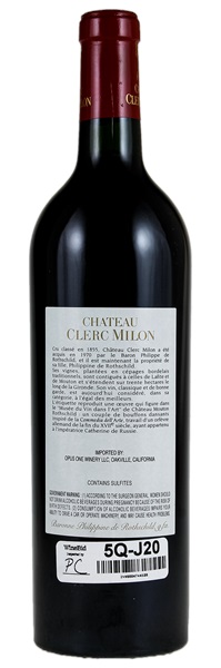 2011 Château Clerc-Milon, 750ml
