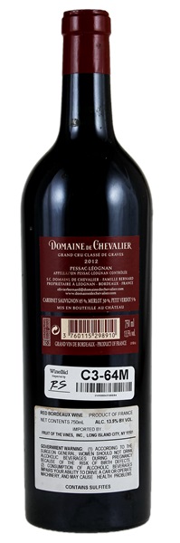 2012 Domaine De Chevalier, 750ml