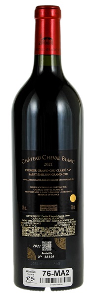 2021 Château Cheval-Blanc, 750ml