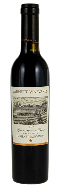 1999 Barnett Vineyards Spring Mountain Cabernet Sauvignon, 375ml
