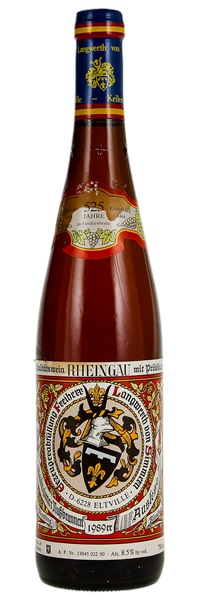 1989 Freiherr Langwerth von Simmern Eltville Hattenheimer Nussbrunnen Riesling Auslese #22, 750ml