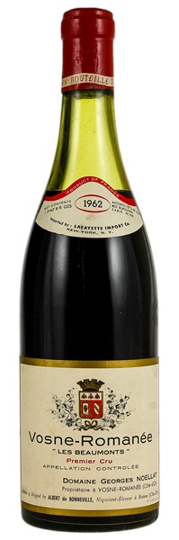 1962 Georges Noellat Vosne Romanee Les Beaux Monts, 750ml