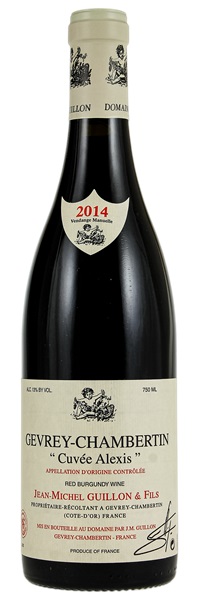 2014 Jean-Michel Guillon Gevrey Chambertin Cuvee Alexis, 750ml