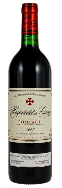 1999 L'Hospitalet de Gazin, 750ml