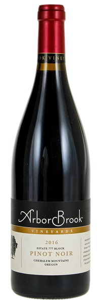 2016 Arborbrook Estate 777 Block Pinot Noir, 750ml