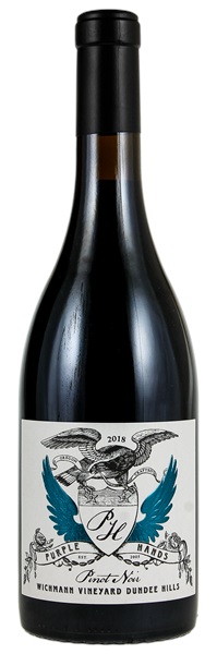 2018 Purple Hands Wichmann Vineyard Pinot Noir, 750ml