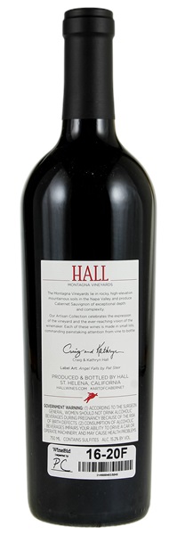 2019 Hall Montagna Vineyard Cabernet Sauvignon, 750ml