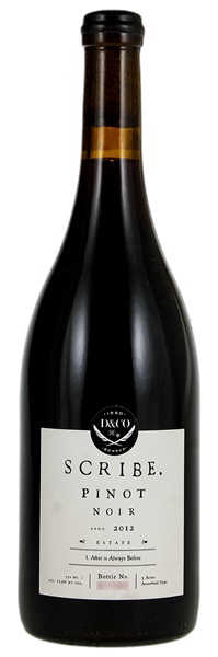 2012 Scribe Estate Pinot Noir, 750ml
