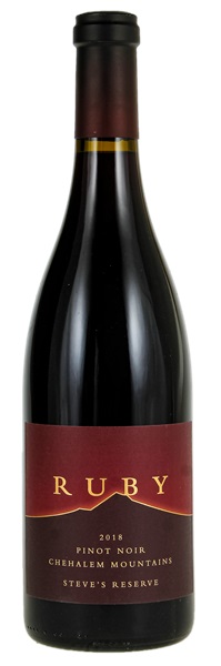 2018 Ruby Vineyard Steve's Reserve Pinot Noir, 750ml