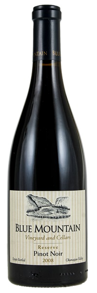 2008 Blue Mountain Reserve Pinot Noir, 750ml