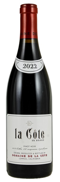 2022 Domaine De La Côte Sta. Rita Hills Pinot Noir, 750ml