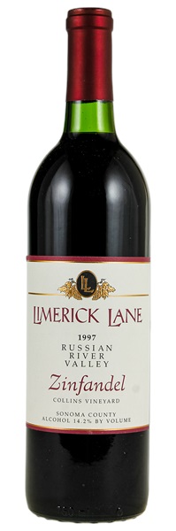 1997 Limerick Lane Collins Vineyard Zinfandel, 750ml