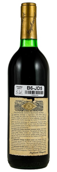 1969 Inglenook Estate Bottled Cabernet Sauvignon