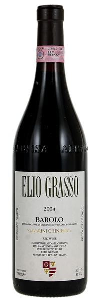 2004 Elio Grasso Barolo Gavarini Vigna Chiniera, 750ml