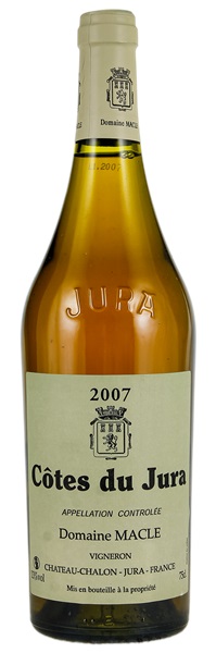 2007 Domaine Macle Cotes du Jura Blanc, 750ml
