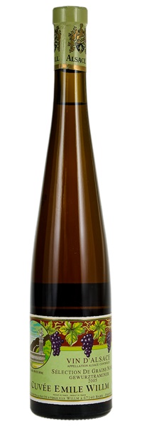 2005 Willm Gewurztraminer Cuvee Emile Willm Selection Grains Nobles, 500ml