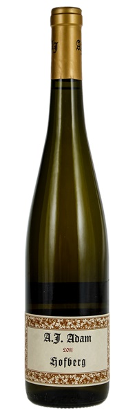 2011 Weingut A.J. Adam Dhron Hofberg Riesling Feinherb #3, 750ml