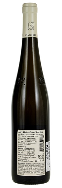 2009 H. Donnhoff Niederhäuser Hermannshöhle Riesling Grosses Gewachs #27, 750ml