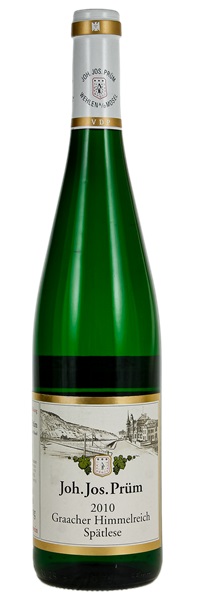 2010 Joh. Jos. Prüm Graacher Himmelreich Riesling Spätlese #9, 750ml