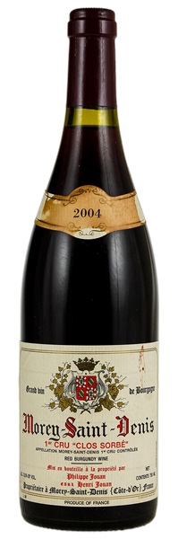 2004 Henri Jouan Morey-St.-Denis Clos Sorbe, 750ml