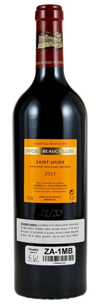 2013 Château Ducru-Beaucaillou, 750ml