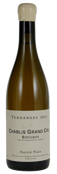 2021 Patrick Piuze Chablis Bougros, 750ml