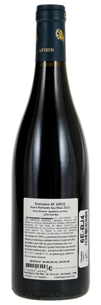 2015 Domaine A.-F. Gros Vosne-Romanee Aux Reas, 750ml