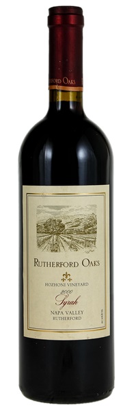 2000 Rutherford Oaks Hozhoni Vineyard Syrah, 750ml