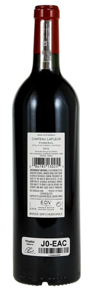 2015 Château Lafleur, 750ml