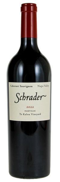 2022 Schrader Oakville To Kalon Vineyard Cabernet Sauvignon, 750ml