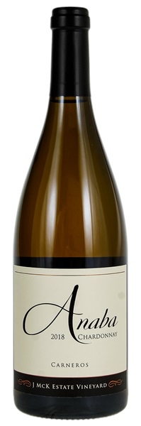 2018 Anaba Wines J McK Estate Vineyard Chardonnay, 750ml