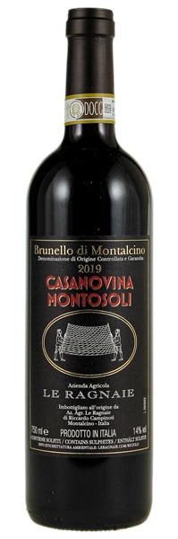 2019 Le Ragnaie Brunello di Montalcino Casanovina Montosoli, 750ml
