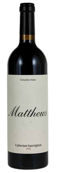 2015 Matthews Columbia Valley Cabernet Sauvignon