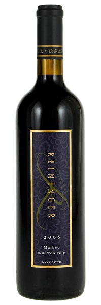 2008 Reininger Malbec, 750ml