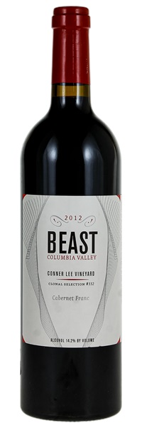 2012 Beast Conner Lee Vineyard Cabernet Franc, 750ml