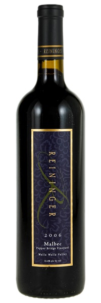 2006 Reininger Pepper Bridge Vineyard Malbec