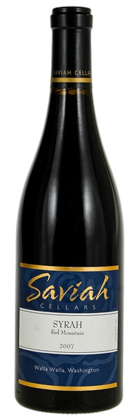 2007 Saviah Red Mountain Syrah, 750ml