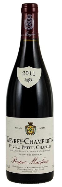 2011 Prosper Maufoux Gevrey-Chambertin Petite Chapelle, 750ml