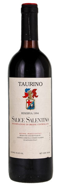 1994 Cosimo Taurino Salice Salentino Riserva, 750ml